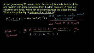 Example: Combinatorics and probability | Probability and combinatorics | Precalculus | Khan Academy