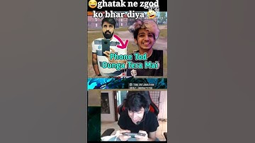 ghatak angry on zgod 😱 scout jonathan reaction 😑 😂#jonathan #bgmi #gaming #viral