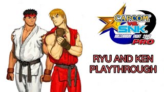 Famous Capcom vs. SNK Pro (PS4) - Ryu/Ken Playthrough Wealth