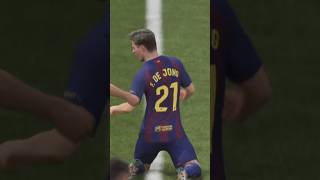 F.De Jong aura level:+10000 #foryou #football #barcelona  #gameplay  #aura #funny #funnyvideo #fc26