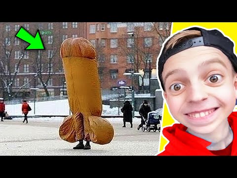 LITTLE BROTHER MAX does TRY NOT TO LAUGH CHALLENGE! 😳 (impossible)