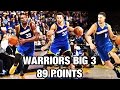 Stephen Curry, Kevin Durant, & Klay Thompson Put up 89 Points!