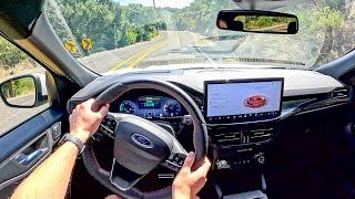 2023 Ford Escape Hybrid ST-Line Elite - POV Test Drive (Binaural Audio)