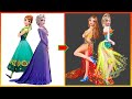 Frozen Elsa Anna Glow Up - TRANSFORMATION? Creative Ideas Art Cartoon