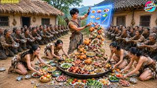 Time Travels To Famine As Beggar With Infinite Food System, Marries 4 Wives, Becomes Billionaire