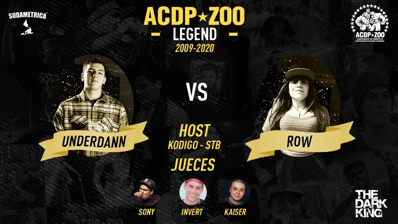 UNDERDANN vs ROW - ACDPZOO LEGEND - Octavos de Final ACDPZoo Platinum ( Original FULL HD )