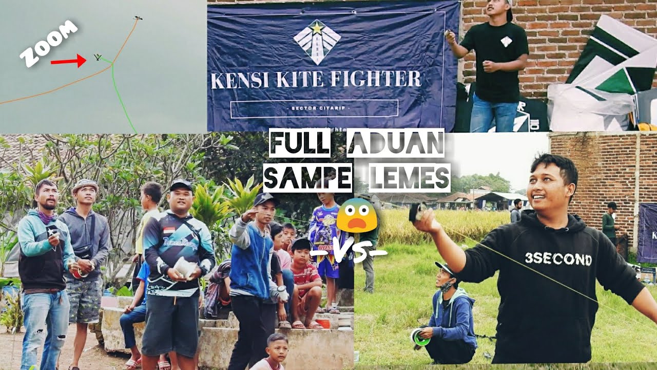 Adu Gibrig Kensi Kite Fighter, Adu Layangan 110cm Full Aduan
