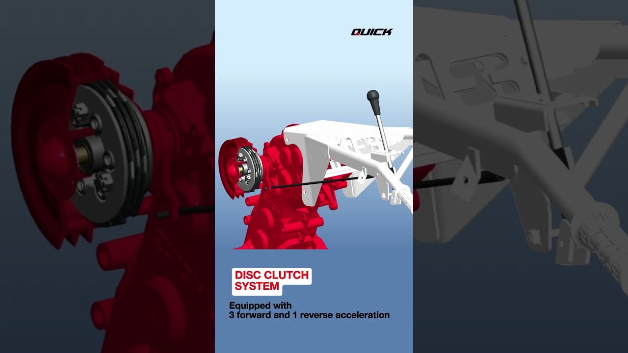 Movement System on Quick Amberjack Rotary Tractor