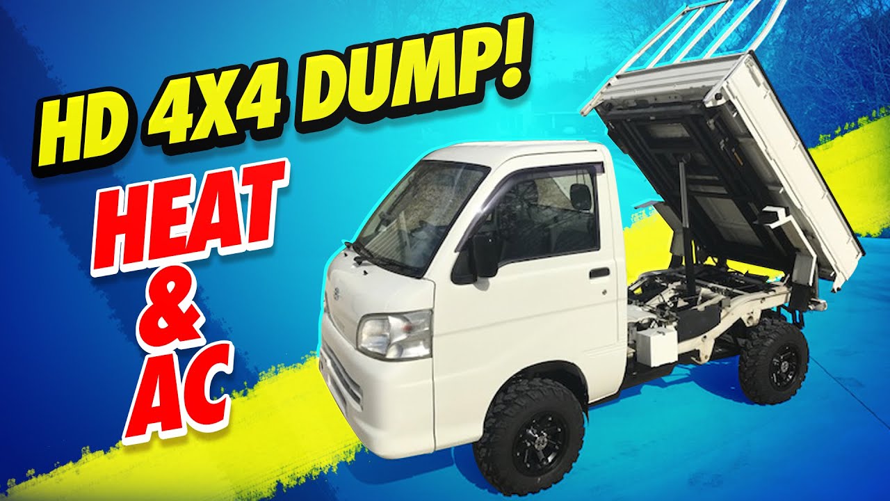 Japanese Mini Trucks, New and Used 2019 Daihatsu Hijet PTO Dump Truck