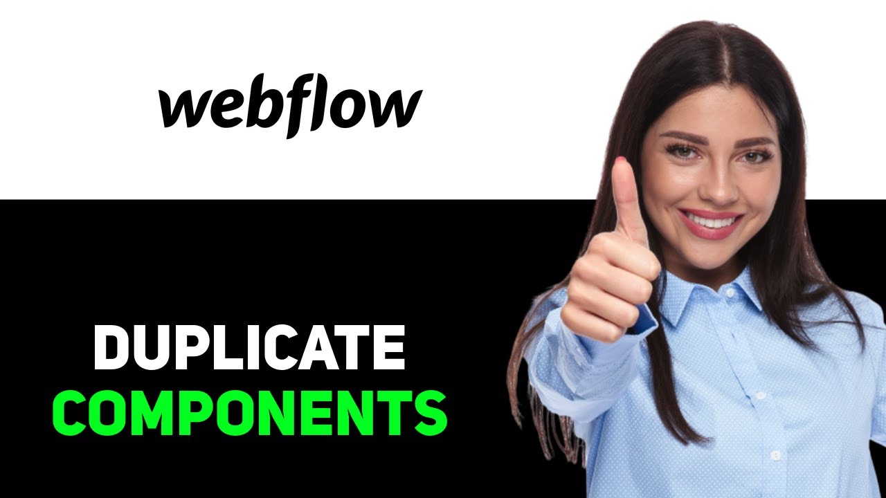 How to Duplicate Components in Webflow 2025 - YouTube