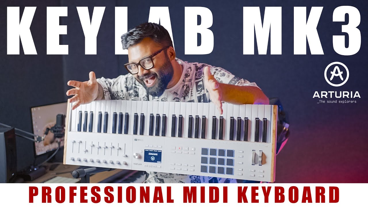 Best MIDI Keyboard For Pro Studio Work | Arturia Keylab MK3 | Arijit Saha | Hindi