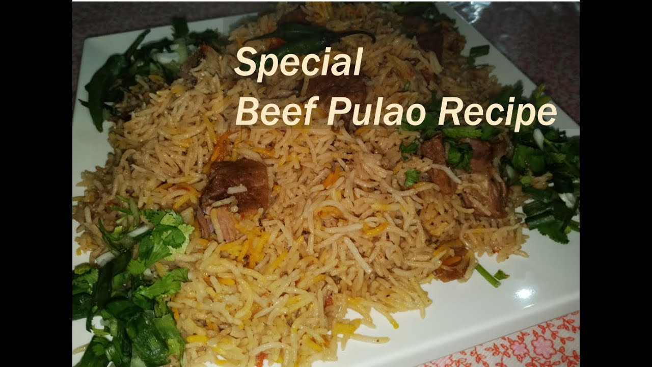 Beef Pulao Pakistani Recipe-Bakra Eid Special recipe-Best Beef Yakhni ...