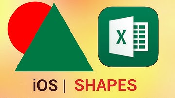 How to Create and Manipulate Shapes in Excel for iPhone