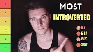 The most introverted personality types (socionics) ranking