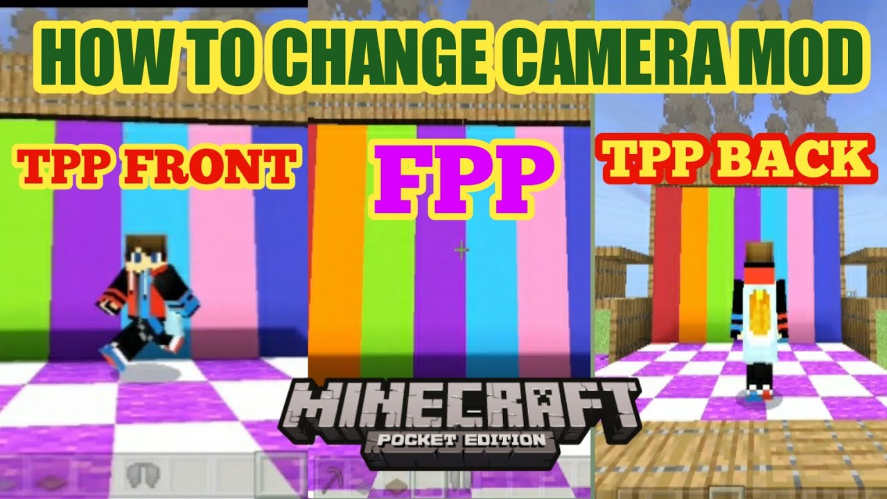 HOW TO CHANGE CAMERA MOD IN MINECRAFT || LAZY PLAYING || - YouTube