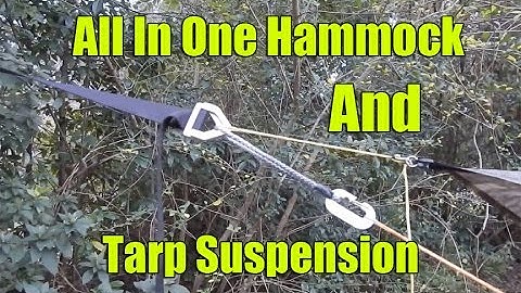 All In One Hammock and Tarp Suspension