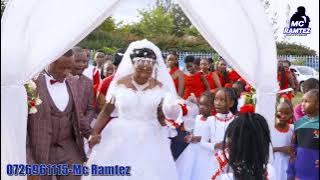 BEST KAMBA(WILBERFORCE MUSYOKA)WEDDING BRIDE&GROOM RECEPTION ENTRANCE