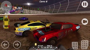 Demolition Derby 2 gameplay - IOS Iphone cell phone game.