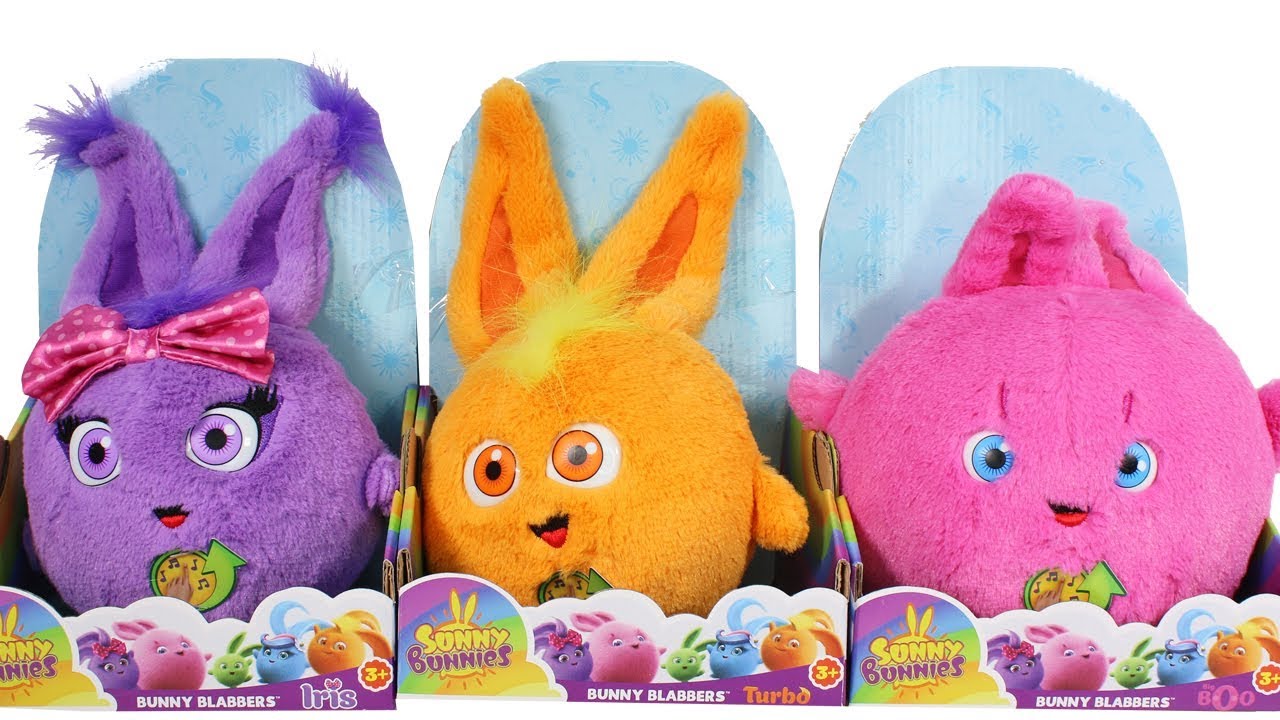 Sunny Bunnies Toys Unboxing, Bunny Blabbers Plush Complete Set Toys Review