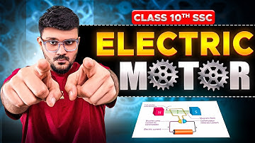 Electric Motor Best Explanation✅ | Effects of Electric Current | Class 10 SSC Maharashtra Board