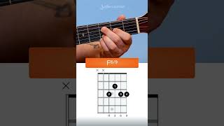How to play the F 6/9 Chord on Guitar (easy F chord variation!) #Shorts