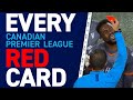 EVERY RED CARD | CANADIAN PREMIER LEAGUE