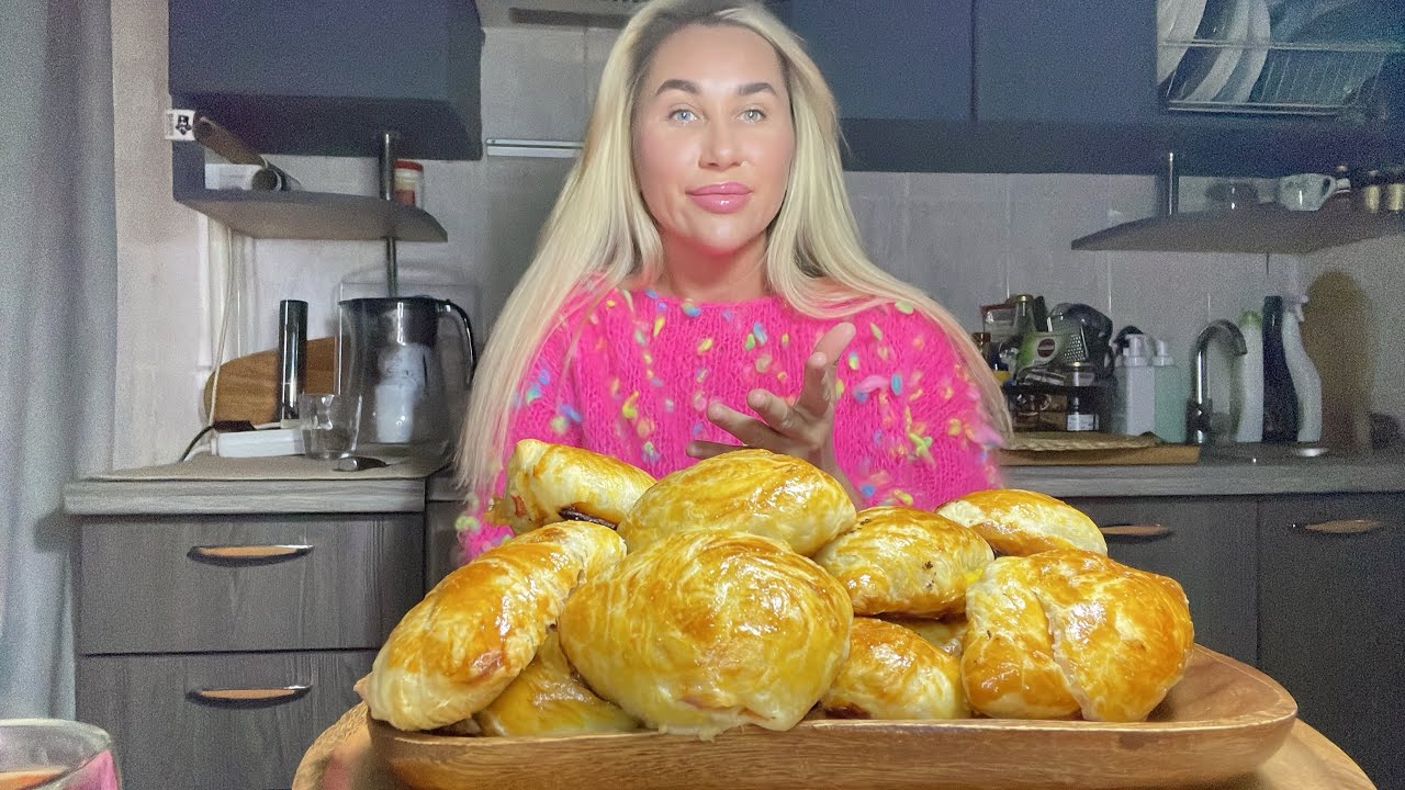 МУКБАНГ/ПИРОЖКИ ДОМАШНИЕ/