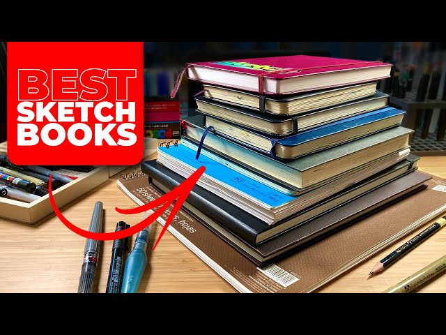 I tried 10 SKETCHBOOKS to find the best paper for SKETCHING! 