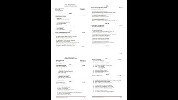 II PUC Computer Science model question paper based on Reduced Syllabus of 2020-21
