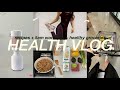 Health vlogproductive week health routine  working out  recipes  hailey bieber smoothie