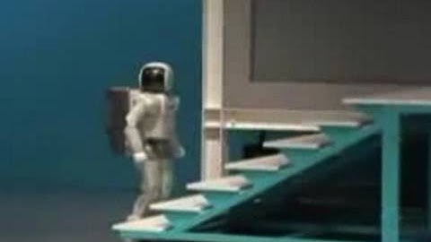 Cute Asimo Robot... EXPLODING!