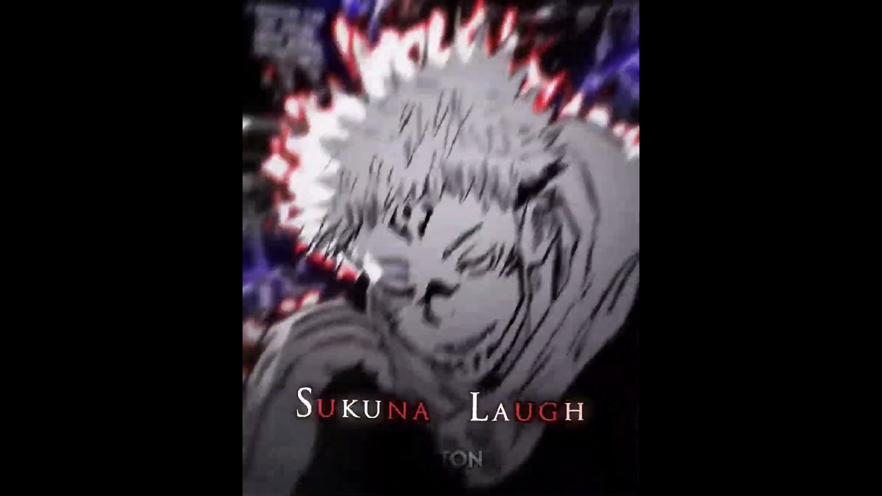 Sukuna Laugh Is Menacing Manga Edit Jujutsu Kaisen 
