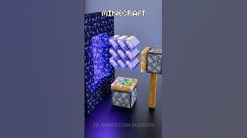 Minecraft Vs Real Life in the Nether 🔥🔥🔥#blender3d #3dart #3danimation #minecraft