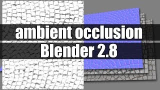 ambient occlusion texture node blender 2.8