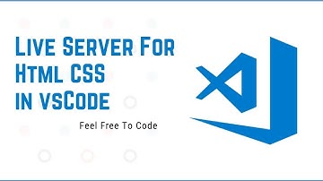 live server for html in vsCode