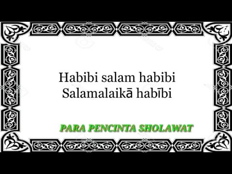 Sholawat Ahmad Ya Habibi - An Nida lirik Indonesia terbaru