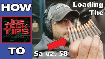 Mike shows how to load the Sa. vz. 58 | HOW TO | JoeteckTips