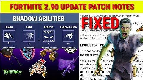 Fortnite 2.90 Update Patch Notes - Fortnite 14.40 Patch Notes - What