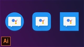 Design Adaptive Icons using Google Material Design Guidelines - Illustrator CC 2018 Tutorial screenshot 2