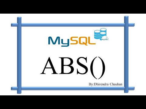 MySQL ABS() Function