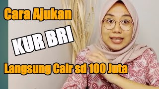 Cara Pinjam Uang KUR di Bank BRI sd 100 Juta