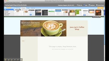 Drag & Drop Builder Walkthrough iPage hosting