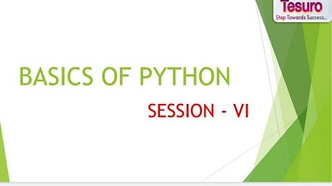 Python Tutorial-6 | Classes and Objects | OOPS | Inheritance