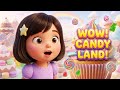 Candy World Adventure 🍭 | Fun Kids Rhyme &amp; Animated Song for Toddlers | PuffiTunes