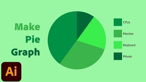 How to Make a Pie Chart in Illustrator / Resize Pie Chart
