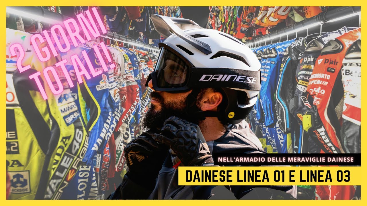 Il quartier generale Dainese e i nuovi caschi Linea 01 e Linea 03:  un'abbuffata di MTB - YouTube