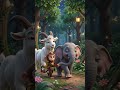 "The Mountain Goat, the Monkey, and the Sleepy Elephant."#kidsstory,#bedtimestory,CKBens StoryTime.