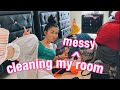 cleaning my room for the FIRST time *clean with me MOTIVATION* 2019
