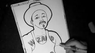 how to draw a cholo with muscle T shirt