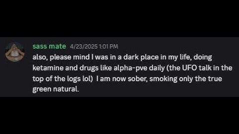 IT WAS THE DRUGS | 104